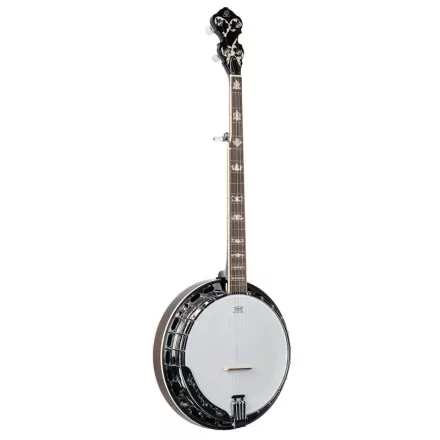 Ortega OBJ750-MA Banjo, lángolt juhar, tokkal
