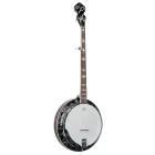 Ortega OBJ750-MA Banjo, lángolt juhar, tokkal