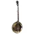 Ortega OBJ850-MA Banjo, lángolt juhar, tokkal