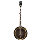 Ortega OBJ850-MA Banjo, lángolt juhar, tokkal
