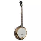 Ortega OBJ950-FMA Banjo, lángolt juhar, tokkal