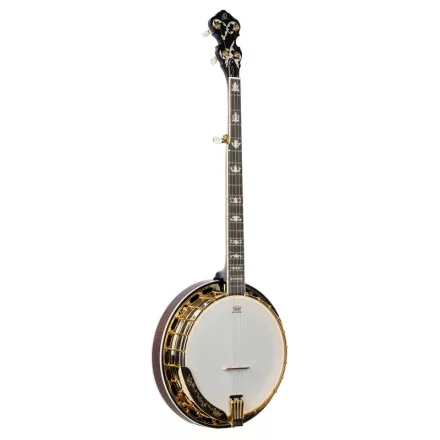 Ortega OBJ950-FMA Banjo, lángolt juhar, tokkal