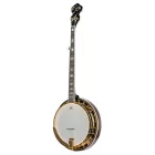 Ortega OBJ950-FMA Banjo, lángolt juhar, tokkal