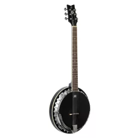 Ortega OBJE350/6-SBK Banjo 6 húros, fekete, tokkal