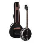 Ortega OBJE350/6-SBK Banjo 6 húros, fekete, tokkal