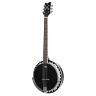Ortega OBJE350/6-SBK Banjo 6 húros, fekete, tokkal