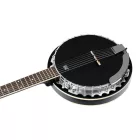 Ortega OBJE350/6-SBK Banjo 6 húros, fekete, tokkal