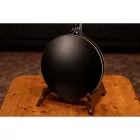 Ortega OBJE356-SBK-L Banjo 6 húros, balkezes, fekete, tokkal