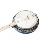 Ortega Falcon series banjo, kék, tokkal