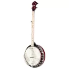 Ortega OBJE400TFR Banjo, piros, tokkal