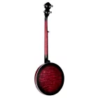 Ortega OBJE400TFR Banjo, piros, tokkal