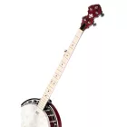 Ortega OBJE400TFR Banjo, piros, tokkal