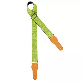 Ortega OCS-340 Gitár pánt, zöld farmer