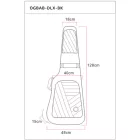 Ortega OGBAB-DLX-BK Deluxe basszusgitár tok, fekete