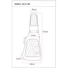 Ortega OGBCL-DLX-GY Deluxe klasszikus gitártok, 4/4-es méret, szürke