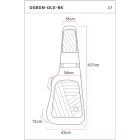 Ortega OGBDN-DLX-GY Deluxe dreadnought gitártok, szürke