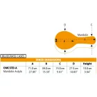 Ortega OMCSTD-A Mandolin keménytok, Economy, A-stílusú, fekete