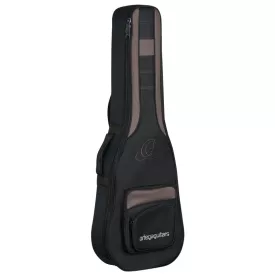   Ortega ONB-RRG30 Gitár táska, parlor rezonátoros, Pro sorozat, fekete/barna