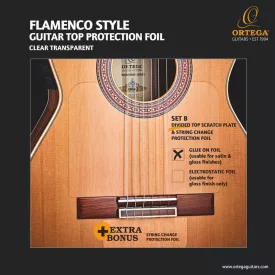 Ortega OPG-FLAM2 Védőfólia, osztott, átlátszó