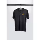 Ortega OPOLO-DLX-L Golfpóló, fekete, hímzett