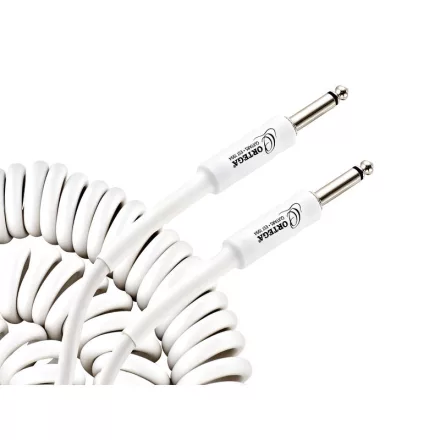 Ortega ORCCIS-30WH Retro hangszerkábel, 9 m