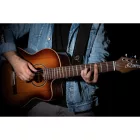 Ortega OSAR-2 Eredeti bőr gitárpánt, barna