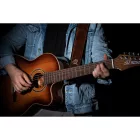 Ortega OSAR-6 Eredeti bőr gitárpánt, homok