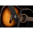 Ortega OSBY-1 Valódi bőr gitárpánt, fekete