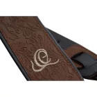 Ortega OSBY-6 Eredeti bőr gitárpánt, barna