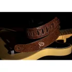 Ortega OSBY-6 Eredeti bőr gitárpánt, barna