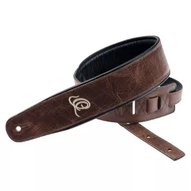 Ortega OSCL-4 Eredeti bőr gitárpánt, barna
