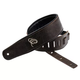 Ortega OSCL-6 Eredeti bőr gitárpánt, bronz