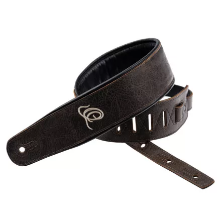Ortega OSCL-6 Eredeti bőr gitárpánt, bronz