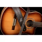 Ortega OSCU-1 Eredeti bőr gitárpánt, sötétbarna