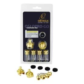Ortega OSLOPRO-GO Strap-Lock hevederzár, aranyszín