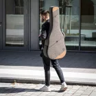 Ortega OSOCADN-CP-L Dreadnought balkezes gitár puhatok, cappuccino