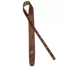 Ortega OSSU-40 Velúr bőr gitárpánt, konyak
