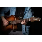 Ortega OSSU-70 Velúr bőr gitárpánt, bronz
