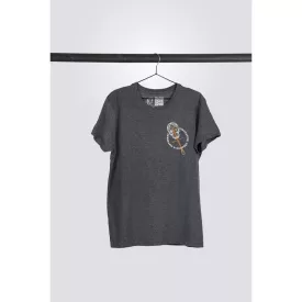 Ortega OTS1-VBK-XL Koponya mintás póló, fekete, XL