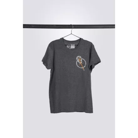 Ortega OTS1-VBK-XXL Koponya mintás póló, fekete, XXL