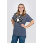 Ortega OTS4-VBL-L Americana gitár póló, kék, L