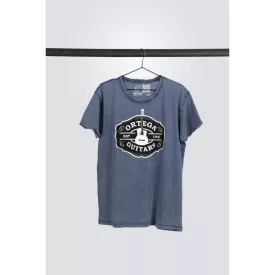 Ortega OTS4-VBL-S Americana gitár póló, kék, S