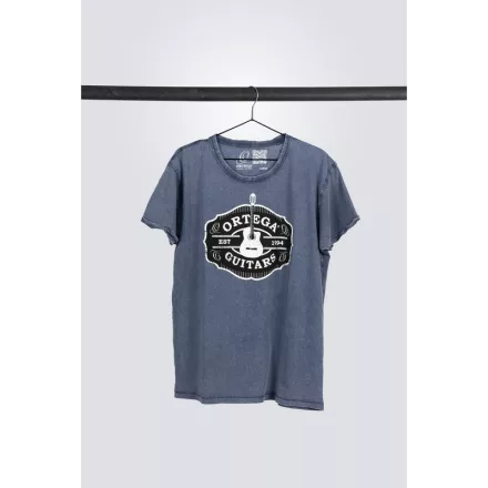 Ortega OTS4-VBL-S Americana gitár póló, kék, S