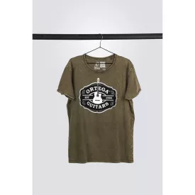 Ortega OTS4-VGR-M Americana gitár póló, zöld, M