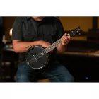 Ortega OUBJ100-SBK Koncert Banjolele, 4 húros, fekete, tokkal