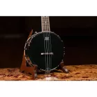 Ortega OUBJ100-SBK Koncert Banjolele, 4 húros, fekete, tokkal