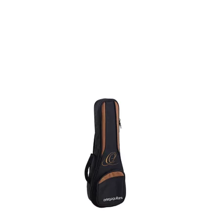 Ortega OUGB-SO Szoprán ukulele puhatok, barna/fekete