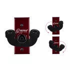 Ortega OUH-1WR Ukulele fali akasztó, borvörös