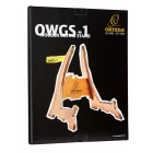 Ortega OWGS-1 Fa gitárállvány, sötétbarna
