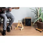 Ortega OWGS-2 Fa gitárállvány, világos natúr